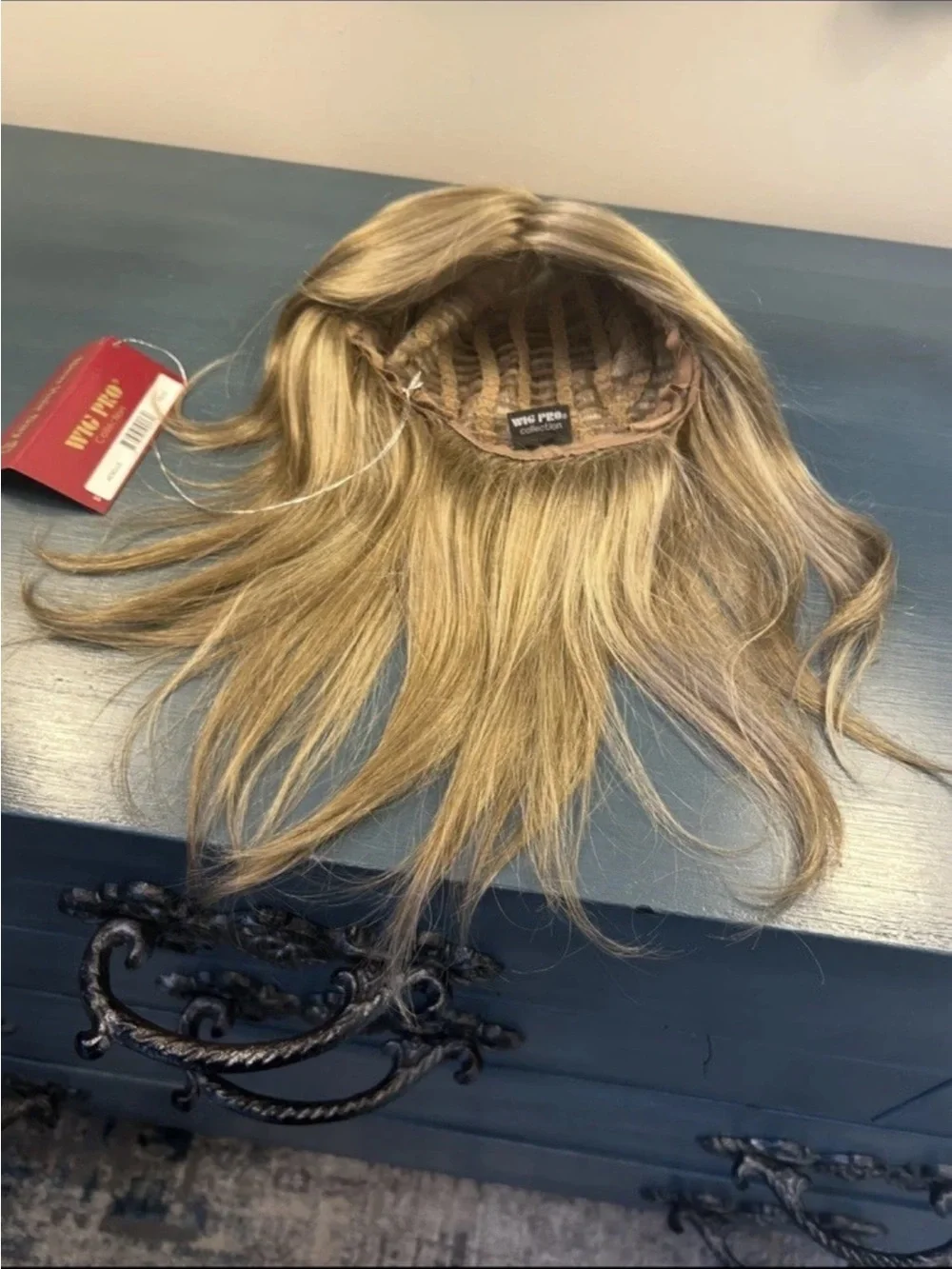 NWT Wig Pro M.Noelle 100% Hand Tied Mono-Top Layered Color18/12 Blonde Lt Weigh